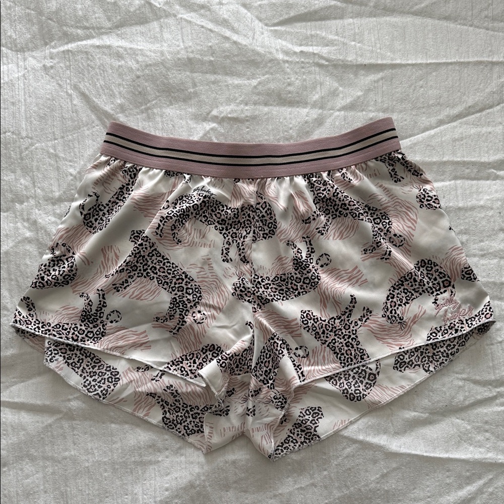 Gilly Hicks Pink and Black Animal Print Sleep Shorts